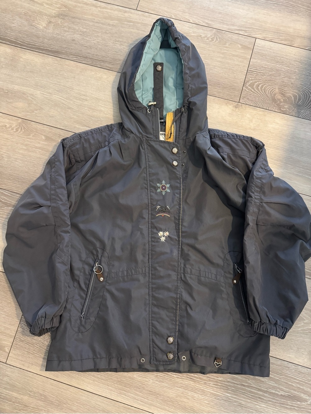 Obermeyer Grey Embroidered Light Jacket